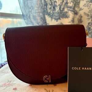Cole Haan Burgundy Crossbody Bag